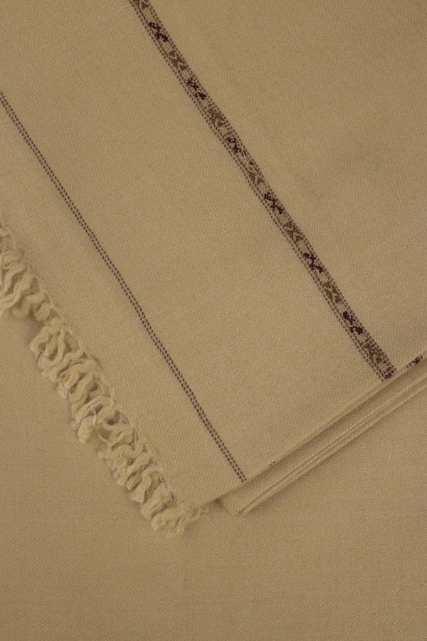 Wool Shawl Warm Beige